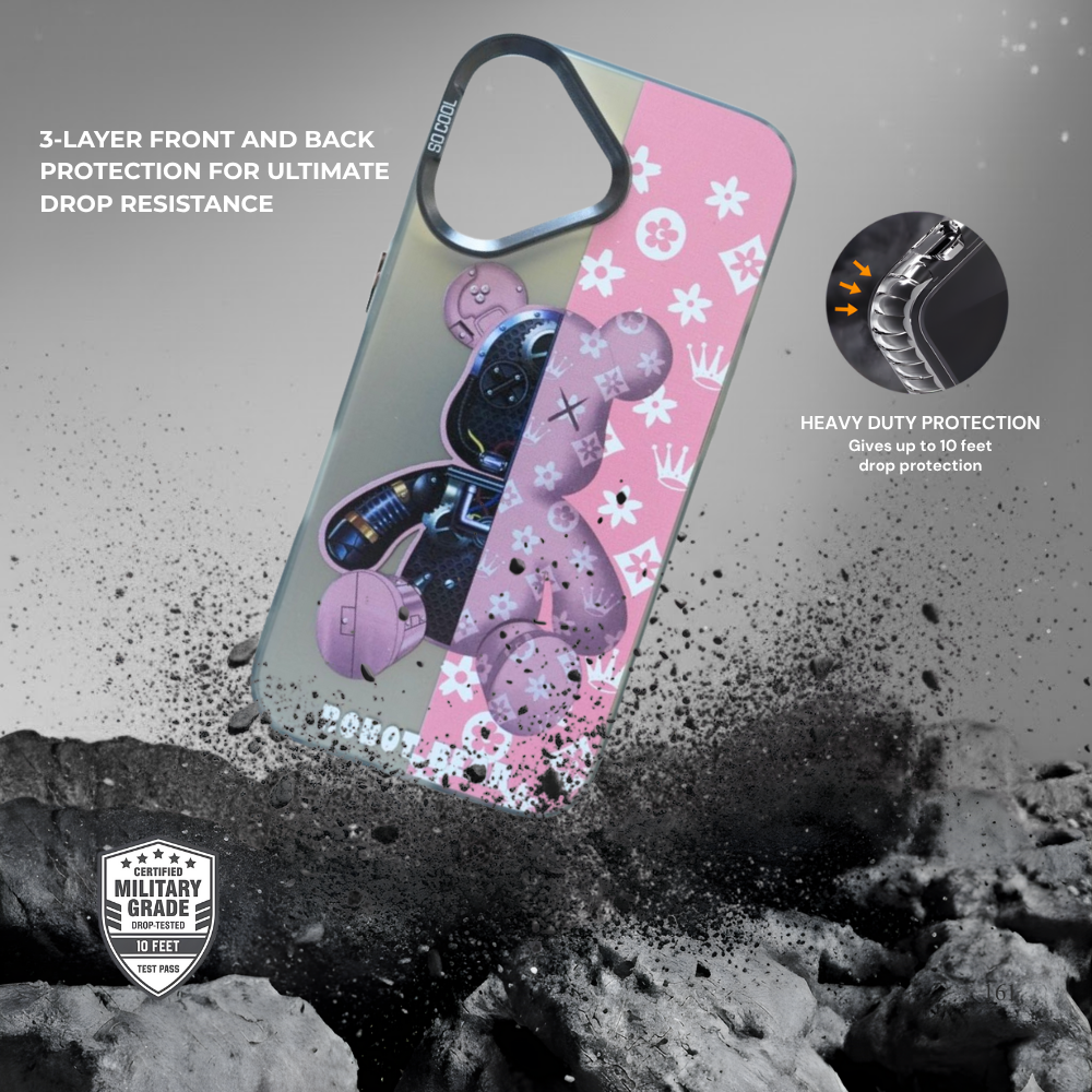 Robot Bear Aesthetic Case