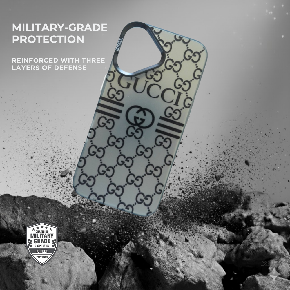 Gucci Monogram Pattern Case