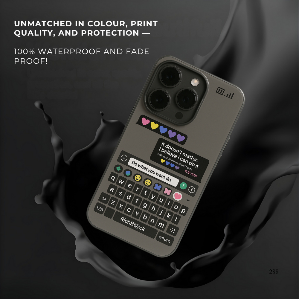 Grey Keyboard Quote